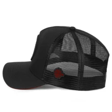 Texas Wind Country Trucker Cap With Curved Brim And Mesh Detail - 紅色 - 查看 5