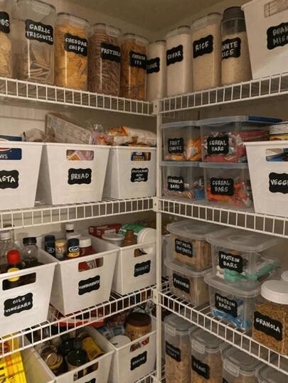 100 nhãn dán bảng đen chống thấm nước, có thể tái sử dụng, hình lượn sóng, thích hợp để sắp xếp nhà bếp và tủ đựng thực phẩm, tuyệt vời cho các hộp đựng, lọ, gia vị và thực phẩm.