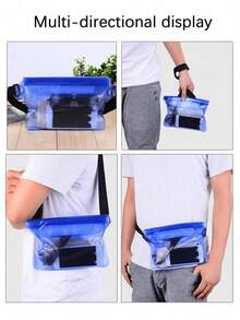 5/3/1 pieza Bolsa impermeable para teléfono con triple sello y pantalla táctil, apta para nadar, rafting y buceo, bolsa impermeable para almacenar el teléfono - mantiene el teléfono seco, protector impermeable para teléfono - A - View 2