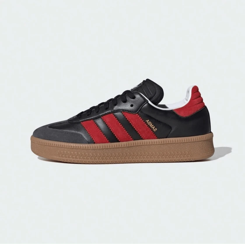 Adidas 桑巴黑/红 - 黑/紅 - 查看 1