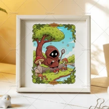 午夜恶作剧：可爱又惊悚的涂色书，大胆简约，极简主义大尺寸设计，助您放松身心，成人放松涂色书，24页单面手绘，极简图案设计，易于涂色，享受涂色的乐趣和成就感，送给朋友、家人或爱人的贴心礼物，适合节日、生日或任何特殊场合，也是返校文具用品。 - 午夜惡作劇 - 查看 7