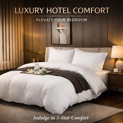 Luxury Solid Color Microfiber Bedding Set 3/4pcs, Soft Breathable Duvet Cover Set With Fitted Sheet & Pillowcases, Elegant Hotel Style Bedding