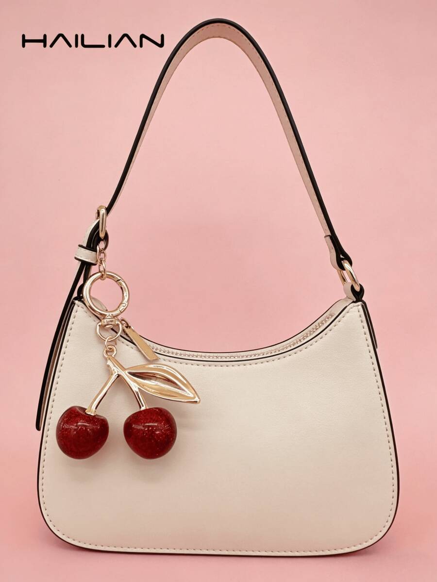 HAILIAN 极简主义女士樱桃礼盒套装，情侣钥匙扣装饰吊坠，适合送给伴侣、情侣和闺蜜，Y2K风格