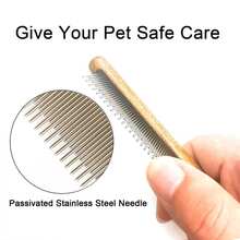 1 Set Pet Grooming Tools, Including Dog Flea Remover, Cat Brush, Flea Comb, Special Dense Tooth Comb, Steel Pin Brush, Deshedding Brush, Suitable For Cats And Dogs, Won't Damage Skin And Fur. - View 6