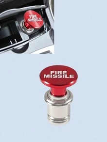 铝合金汽车弹出按钮点烟器插座，导弹发射按钮，通用12V电源插座仪表盘配件 - A - 查看 10