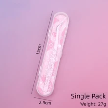 卡通假睫毛镊子 不锈钢加厚假睫毛嫁接工具 不变形 防锈 - 彩色 - 查看 15