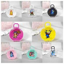 Bluey 1个新款热销卡通动漫多色迷你拉杆箱收纳盒敦煌风格PVC软橡胶防尘盒DIY首饰小物包装收纳礼品套装生日礼物新年礼物（随机款） - 彩色 - 查看 7