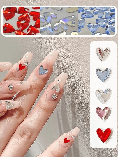 100 viên, hình chữ V, 6mm, đá trang trí móng tay nhiều màu sắc, chất lượng cao, dạng phẳng, nhiều màu, vật tư làm móng, phụ kiện làm móng. Thích hợp cho tiệm nail hoặc phụ kiện DIY thủ công, túi đựng vật liệu làm móng, trang trí trang sức, trang trí ốp điện thoại.