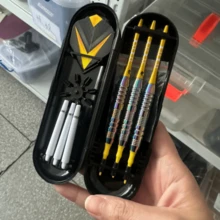 3pcs/Set Soft Tip Darts Set, With Colorful Electronic Dart Needle Protective Cover, Soft Tip Darts For Professional Electronic Dart Board - Yellow - View 10