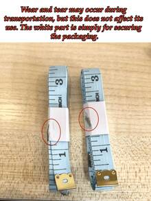 5 Rolls 150cm/60in Double-Sided Ruler Measuring Tape, Sewing Measuring Tape, Centimeter Ruler, Soft Colorful Random Delivery - Multicolor - View 12
