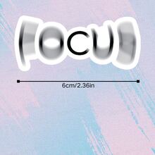 Stiker Kreatif FOCUS Penglihatan Kabur, Stiker Dekoratif Sikap Fokus yang Menyenangkan, Stiker Vinyl Tahan Air - Permukaan Matte Tahan Lama, Stiker Bumper Perekat Diri, Cocok untuk Mobil, Jendela, Laptop, Truk, Botol Minum - Desain Tahan Lama Serbaguna, Stiker Mobil - vinil - View 3