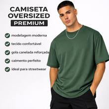 Kit 2 Oversized T-Shirt G1 To G4 Plus Size Streetwear 100% Cotton Men's Over Skate Shirt Christmas Workout Gym Casual - 杏色 - 查看 6