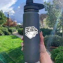 Stiker Kertas Toilet Gaya Kartun "Merasa Imut, Mungkin Nanti Akan Menyumbat Toilet" Humor Amerika - Stiker Vinyl Tahan Air - Permukaan Matte Tahan Lama, Stiker Bumper Perekat Sendiri, Cocok Untuk Mobil, Jendela, Laptop, Truk, Botol Minum - Desain Tahan Lama Serbaguna, Stiker Mobil - Satu-Ukuran - View 6