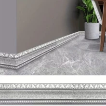 1 miếng nẹp viền tường tự dính kích thước 3.14" x 90.55", thích hợp cho ốp tường phòng ăn và trang trí trần nhà, nẹp trang trí bằng xốp dập nổi, giấy dán tường trang trí nhà cửa - A - Xem 16