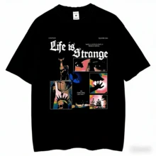 Life Is Strange Cotton T-Shirt Short Sleeve Custom Man T-Shirts Mens Tshirt Hip Hop Streetwear New Arrival Male Clothes,Mens Clothes,Graphic Tees Men,Graphic Tees Women,Mens Clothes,Graphic Tee,Cool Tee,Men,Ropa De Hombre,Funny Shirts,Summer Tops,Summer ,Vacation Outfits, Summer Tops - màu đen - Xem 10