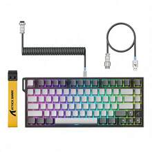 ATTACK SHARK R82HE 75% Mechanical Keyboard | 8K Polling Rate 0.08ms Latency | RGB HIFI Sound Effect For E-Sports Gaming - View 12