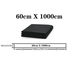 1片重型黑色景观隔离布，透气防漏，适用于花园、庭院、土木工程、别墅庭院景观美化防渗布 - 1pcs - 查看 7