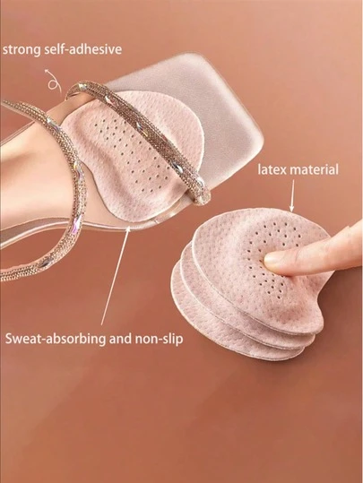 Foot Protection Pads All-Day Comfort For Your Feet. Self-Adhesive, Soft And Breathable, Effectively Prevent Blisters, Rubbing And Pain Caused By High Heels, Sandals And New Shoes. Ultra-Thin And Invisible, Not Easy To Shift, Fits Most Shoe Types. One-Piece Design, Easy To Use, Skin-Friendly And . Suitable For Daily Walking, Working, Shopping And Traveling, Keeping Your Feet Relaxed And Comfortable.