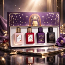 Fragrance World MYSTICAL - MYSTICAL AMERICAN PRIVATE ROSE & BADEE AL OUD GIFT SET - 30ML*4 - EAU DE PARFUM - Woody & Earthy - View 1