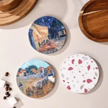 1 pieza Bandeja de fotografía creativa de postres, plato individual para merienda de té de la tarde, bandeja de exhibición de pan de madera de acacia - Marrón - Ver 4