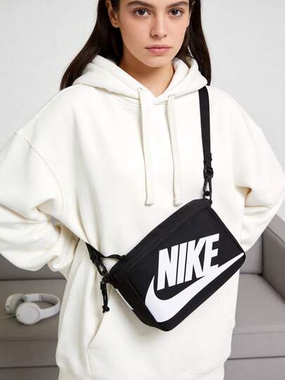Nike 斜背包男包女包中性款 MINI SHOEBOX CROSSBODY 休閒包運動包日常戶外旅遊包輕鬆攜帶 FN3059-010