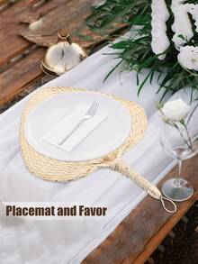 Quạt tre tự nhiên, quạt phong cách Boho, 1 chiếc quạt tre cầm tay dùng để làm mát mùa hè, trang trí nhà cửa, quạt tre đám cưới, quạt lá cọ tự nhiên thủ công, quạt gấp trang trí, đan tay, dùng cho khách mời, cặp đôi, làm mát mùa hè, trang trí nhà kiểu nông trại, quạt tre và mây, làm thủ công cho mùa hè mát mẻ, hoàn hảo cho trang trí tường kiểu nông trại và làm quà tặng cho đám cưới và tiệc tùng. - nhiều màu - Xem 7