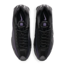 Shox R4 'Black Metallic Silver Purple Dynasty' Multi-Color Anthracite Sneakers Men IO4546-002 - Multicolor - View 3