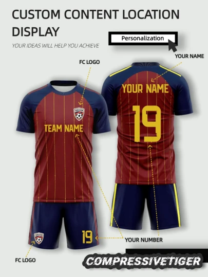 2026 World Cup Spain Home Red Football Kit, Including Shirt And Shorts, Comfortable Material, Customized Men's Sportswear