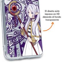 Funda Compatible con Fossibót Zozo no Phieren Anime Fern Aprendiz de Hechiceria Protector Carcasa Anticaídas a Prueba De Golpes TPU. - transparente - Ver 2