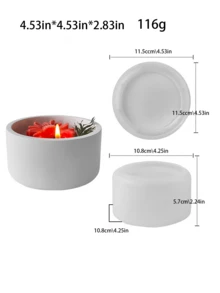 Khuôn nến sáp hình cây mọng nước 3D, khuôn xương rồng bằng silicon, dùng để làm nến hoa, nhựa, đá thơm, xà phòng đúc, trang trí nhà cửa nghệ thuật. - Bộ sưu tập cây mọng nước - Khuôn - Xem 14