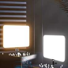 LED Selfie Ring Light With Adjustable Tripod - USB Powered, Suitable For Photography, Makeup, Live Streaming And Group Selfie Stick Tripod, Features 198 LED Lights And Remote Control, ABS Material Light, Adjustable Height - A - View 6