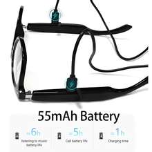 SENBONO 2026 New Smart Glasses With Wireless Call, Answer/Reject Call, Music Control, Volume Control, Wake-Up Voice, Remote Control Photography, AI Translation, Built-In Microphone, Smart Audio Glasses For Men Women, Suitable Birthday Gifts - View 8