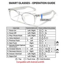 SENBONO 2026 New Smart Glasses With Wireless Call, Answer/Reject Call, Music Control, Volume Control, Wake-Up Voice, Remote Control Photography, AI Translation, Built-In Microphone, Smart Audio Glasses For Men Women, Suitable Birthday Gifts - View 9