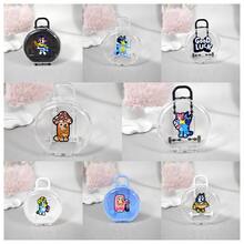 Bluey 1个新款热销卡通动漫多色迷你拉杆箱收纳盒敦煌风格PVC软橡胶防尘盒DIY首饰小物包装收纳礼品套装生日礼物新年礼物（随机款） - 彩色 - 查看 4