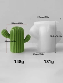 Khuôn nến sáp hình cây mọng nước 3D, khuôn xương rồng bằng silicon, dùng để làm nến hoa, nhựa, đá thơm, xà phòng đúc, trang trí nhà cửa nghệ thuật. - Bộ sưu tập cây mọng nước - Khuôn - Xem 25