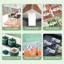 Papel de impresión de etiquetas térmicas, etiquetas autoadhesivas, disponibles en múltiples tamaños (30*20mm, 40*30mm, 50*30mm, 50*50mm, 50*80mm), adecuado para códigos de barras, envíos y etiquetas de correo - compatible con impresoras portátiles mini P50/P302A - Juego de 10 rollos - Ver 9