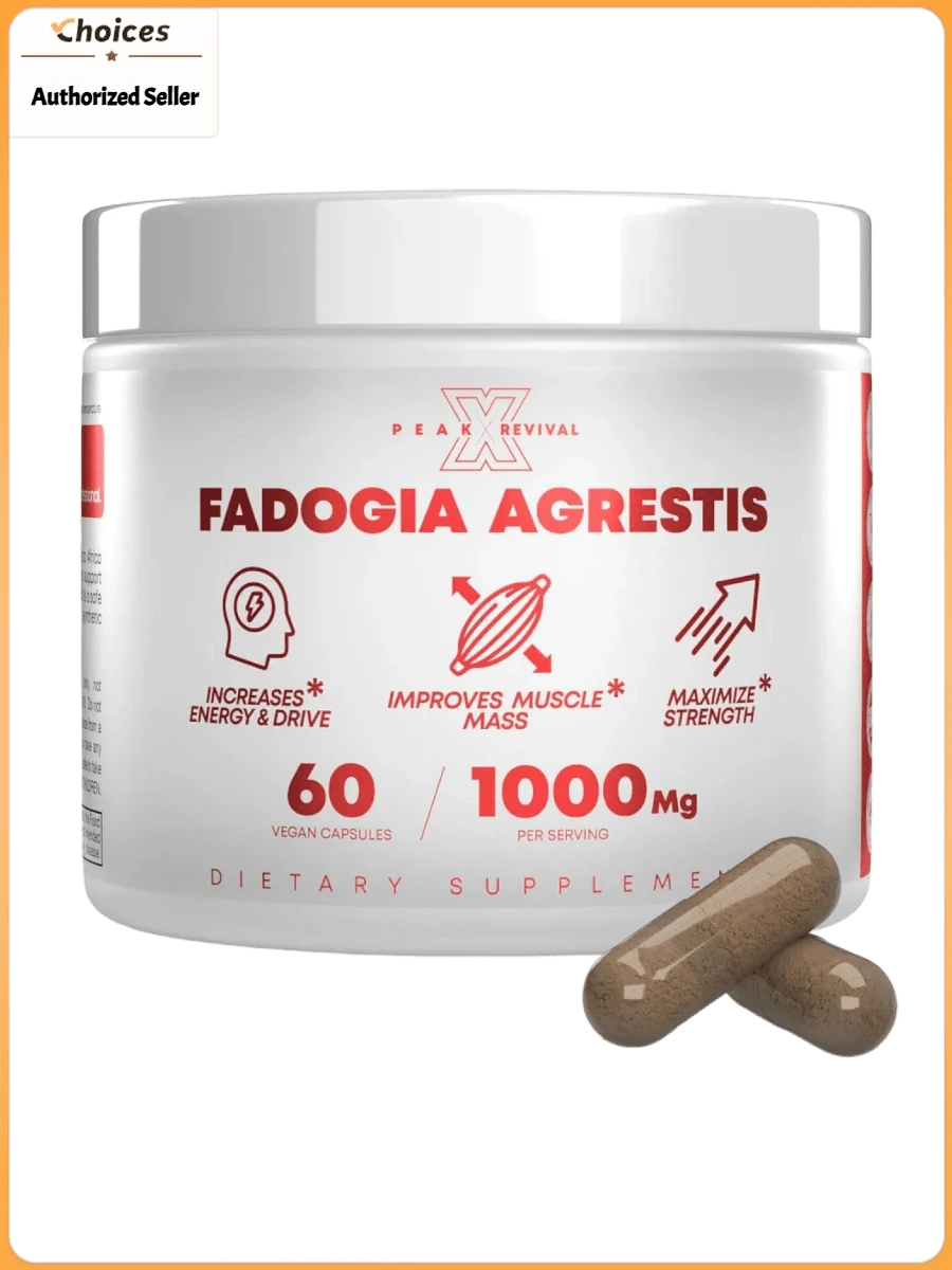 Fadogia Agrestis Herbal Capsules – 1000mg Botanical Extract Supplement For Daily Vitality & Wellness Routine | 60 Capsules - 1 Bottle - View 1
