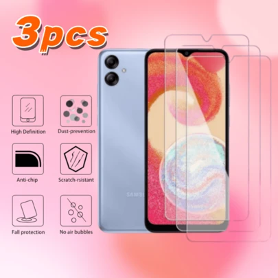 3片装高清屏幕保护膜，兼容三星Galaxy A06 4G/A06 5G/A05/A05S/A04E/A04/A04 CORE/A04S/A03 CORE/A03/A03S/A02S/A02/A01/A16/A15/A14 4G/5G/A13 4G/5G/A12 4G/5G/A12S/A10E/A10/A10S/M01S/A26/A25/A24 4G/5G/A23 4G/5G/A22 5G/A22 4G/A22/A22S/A20E/A20S/A20/A33/A33 5G/A32 5G/A32 4G/A31/A30S/A30/A42 5G/A40S/A41/A50S/A50/A70S/A70/A90 5G