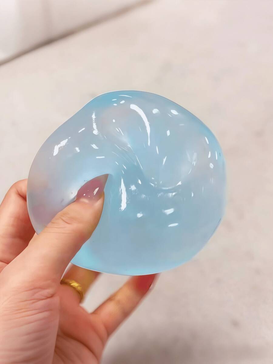 新款麦芽挤压减压魔方玩具，超薄麦芽挤压抗压玩具，1个柔软慢回弹水魔方玩具，葡萄纹理，慢回弹，耐用，适合学生、青少年/成人，是理想的节日惊喜减压礼物、节日/生日礼物、万圣节礼物、圣诞节礼物、平安夜礼物、毛绒玩具、软萌玩具、捏捏乐 - 彩色 - 查看 1