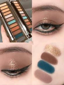 Paleta de sombra de ojos 12 colores - oasis en el desierto - Ver 2
