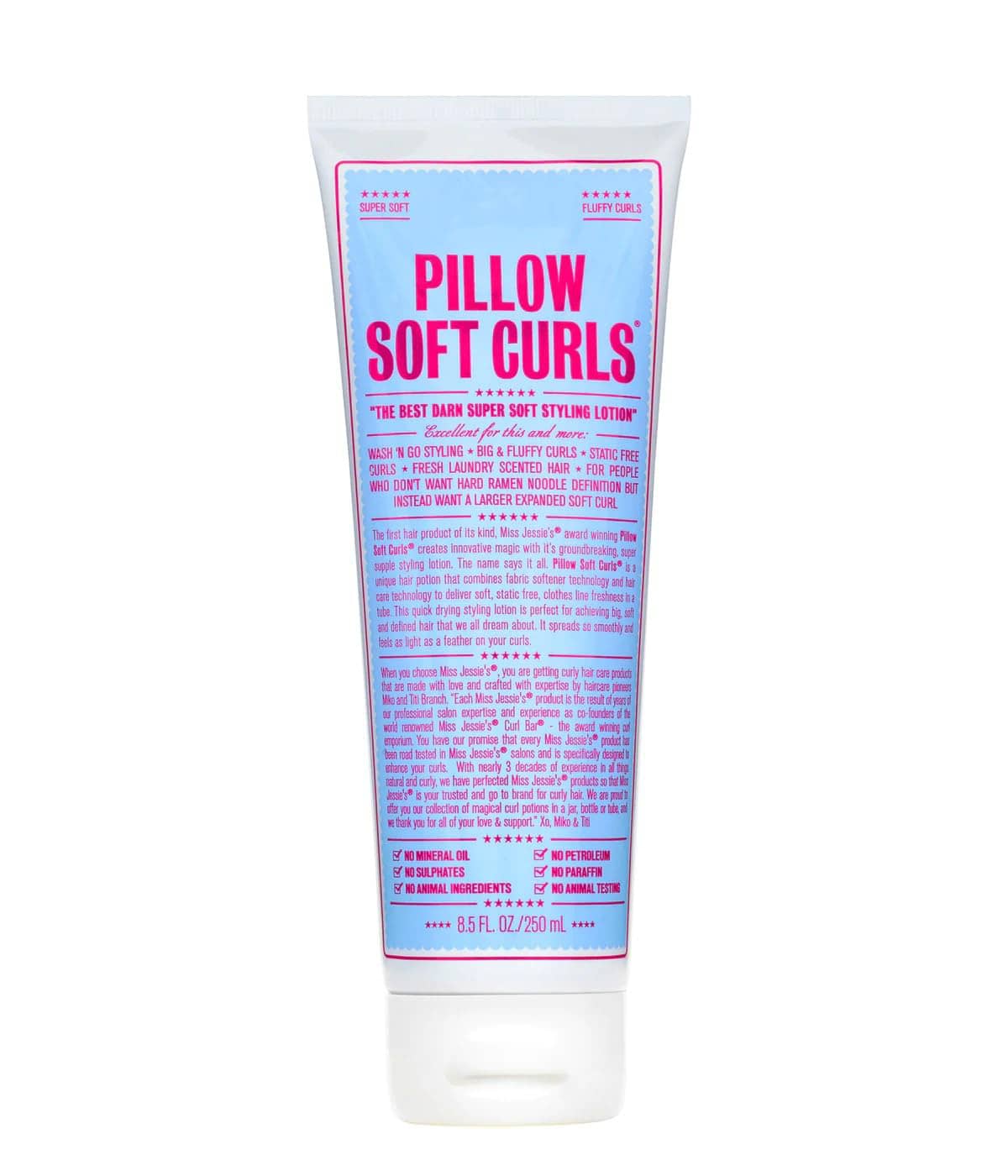 Miss Jessie's Pillow Soft Curls Unisex Lotion  Pillow Soft Curls Unisex Lotion Curl Defining Hair Styling Lotion For Curly Hair, Strictly Curls - Long Lasting Moisturizing Lightweight Gel For Maximum Curl Definition, Bounce & Shine - Styling Product Reduces Frizz 8.5 Oz - 正裝 - 查看 1