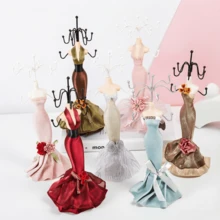 1pc/2pcs Detachable Large Capacity Rotating Jewelry Display Stand, Creative Necklace Storage Rack, Home Decor Jewelry Organizer, Can Store Necklaces, Bracelets, Earrings And Rings, Elegant Jewelry Display Solution, Upgrade Fashion Storage For Home And Store - Multicolor - View 1