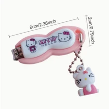 SANRIO 1/Cute Cartoon Design Stainless Steel Nail Clipper - Suitable For Nail And Foot Care, Odorless, Nail Tools | Fun Accessories | Durable Nail Clippers, Nail Care Essentials, Birthday Gifts, Valentine's Day, Weddings, Travel Accessories - Cartoon - View 3