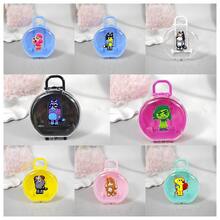 Bluey 1个新款热销卡通动漫多色迷你拉杆箱收纳盒敦煌风格PVC软橡胶防尘盒DIY首饰小物包装收纳礼品套装生日礼物新年礼物（随机款） - 彩色 - 查看 6