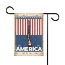 1pc Double Sided America 250th Garden Flag, Memorial Day, 1776-2026, 4th Of July, Flag Day, Independence Day, Festival Decor, Outdoor Decor, Est. 1776. - Vintage, Vintage, Poster, Patriotic Style, Home Living Room Bedroom Ofice Wall Decor, Birthday Party Decor - B - 查看 7