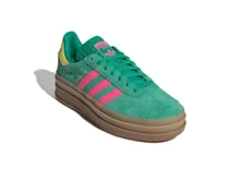 Adidas Giày nữ Gazelle kiểu dáng thường ngày, nhẹ, êm ái, thoáng khí, đế dày, có logo, thân thiện với da, đa năng, phù hợp đi làm hàng ngày, tập gym, đi chơi, thư giãn, du lịch, hẹn hò. Màu xanh lá cây JH9668 - màu xanh lá - Xem 3