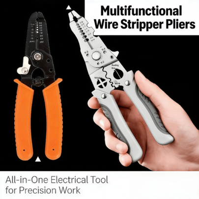 Pince à dénuder multifonctionnelle en acier inoxydable 3 en 1 28 en 1 Outil à main professionnel d'électricien Produit très vendu dans le monde entier