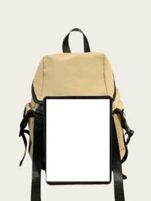 New Minimalist Unisex Casual Backpack, Large Capacity, Retro Japanese Harajuku Style Multi-Function Bag - Multicolor - View 4