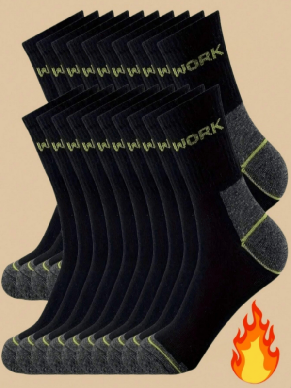 5双装男士吸湿排汗防臭中筒运动袜，低帮踝袜，四季皆宜，工作袜