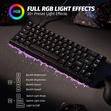 ATTACK SHARK X68HE 60% Mechanical Keyboard With Magnetic Switches | 8000Hz Polling Rate RT Function | PBT Keycaps RGB NKRO For Win/Mac - View 4